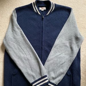 Wallace & Barnes zippered sweater, large